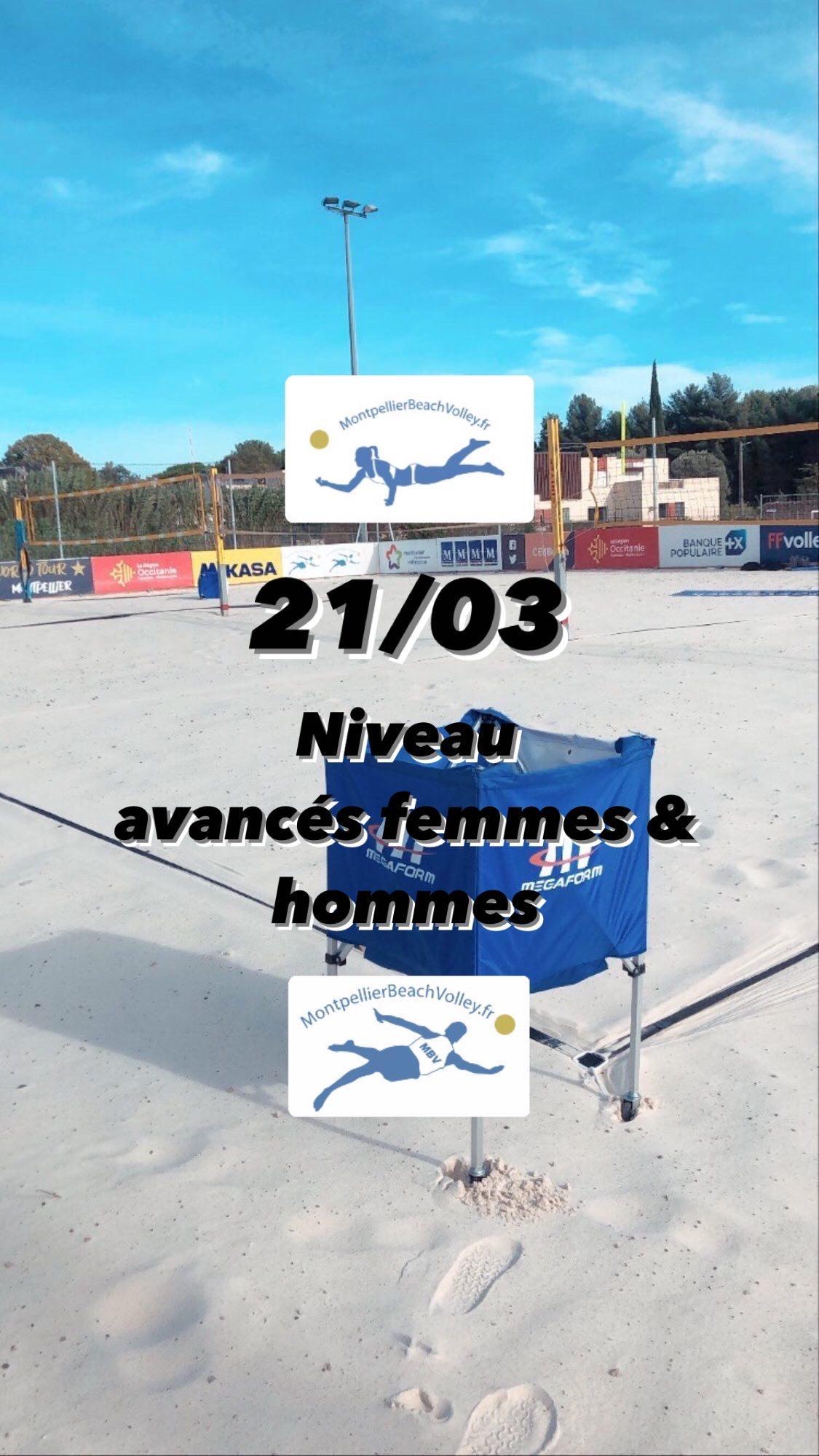 You are currently viewing 21/03 NIVEAU AVANCÉS FEMMES & HOMMES  !☀️