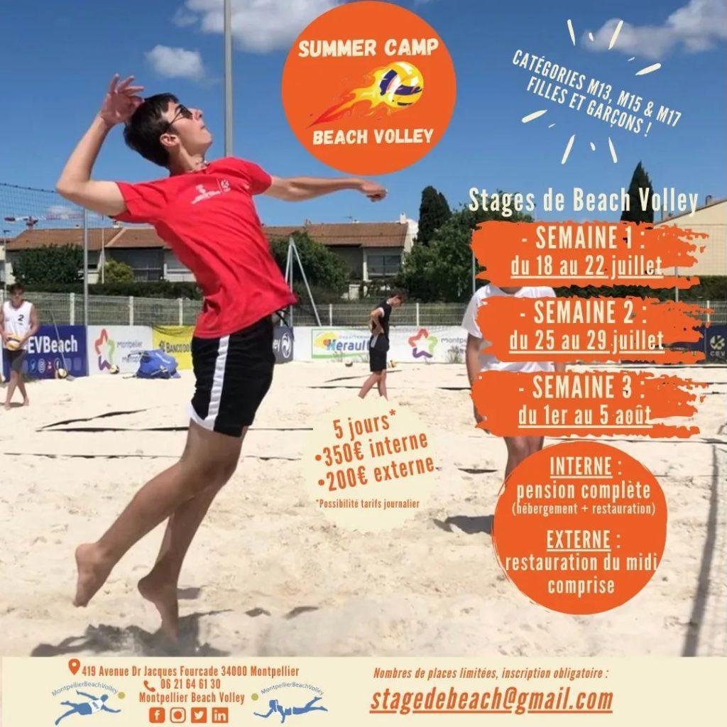 Lire la suite à propos de l’article Le retour du Summer Camp Beach Volley !