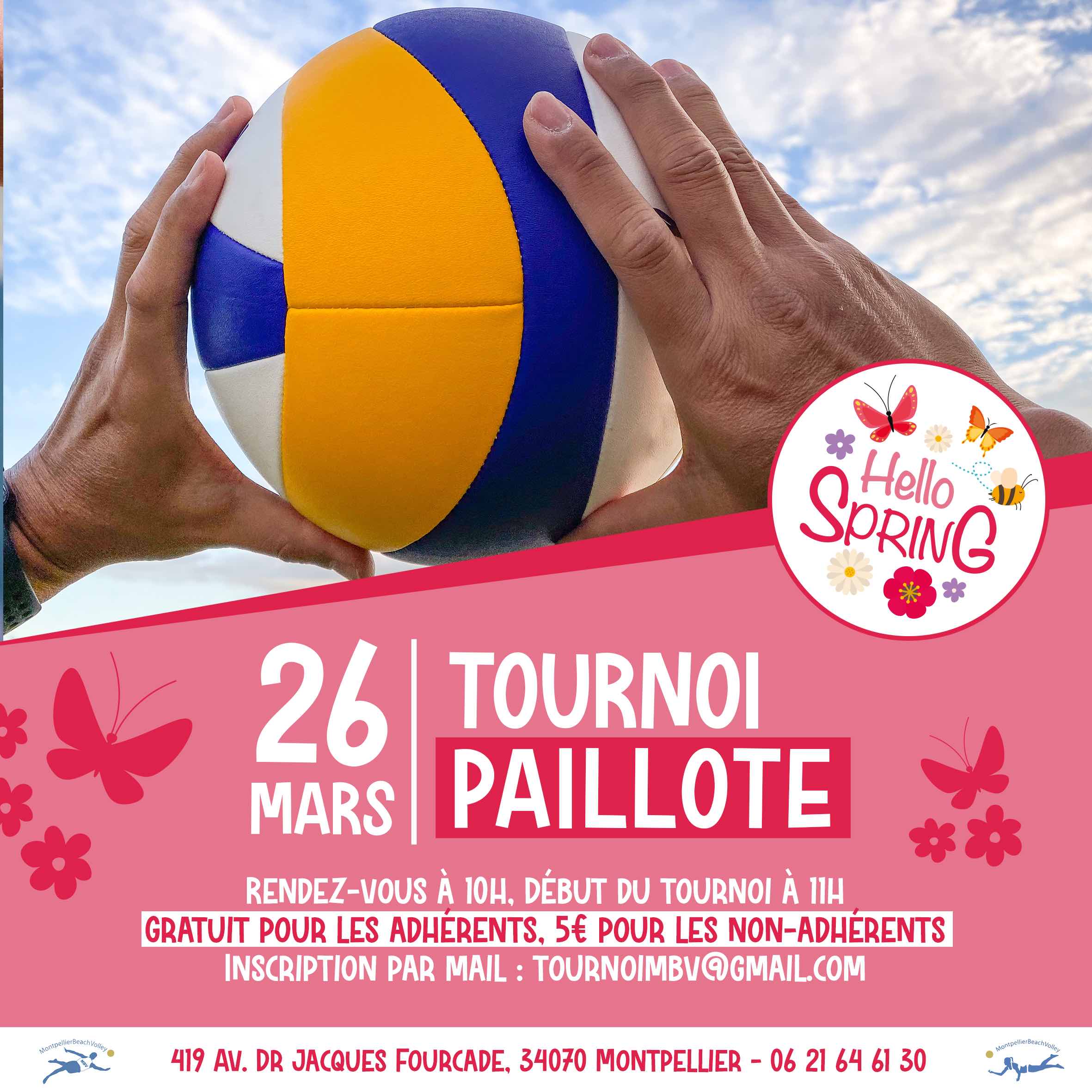 You are currently viewing Dimanche 26 Mars Tournoi Paillote spécial Printemps !