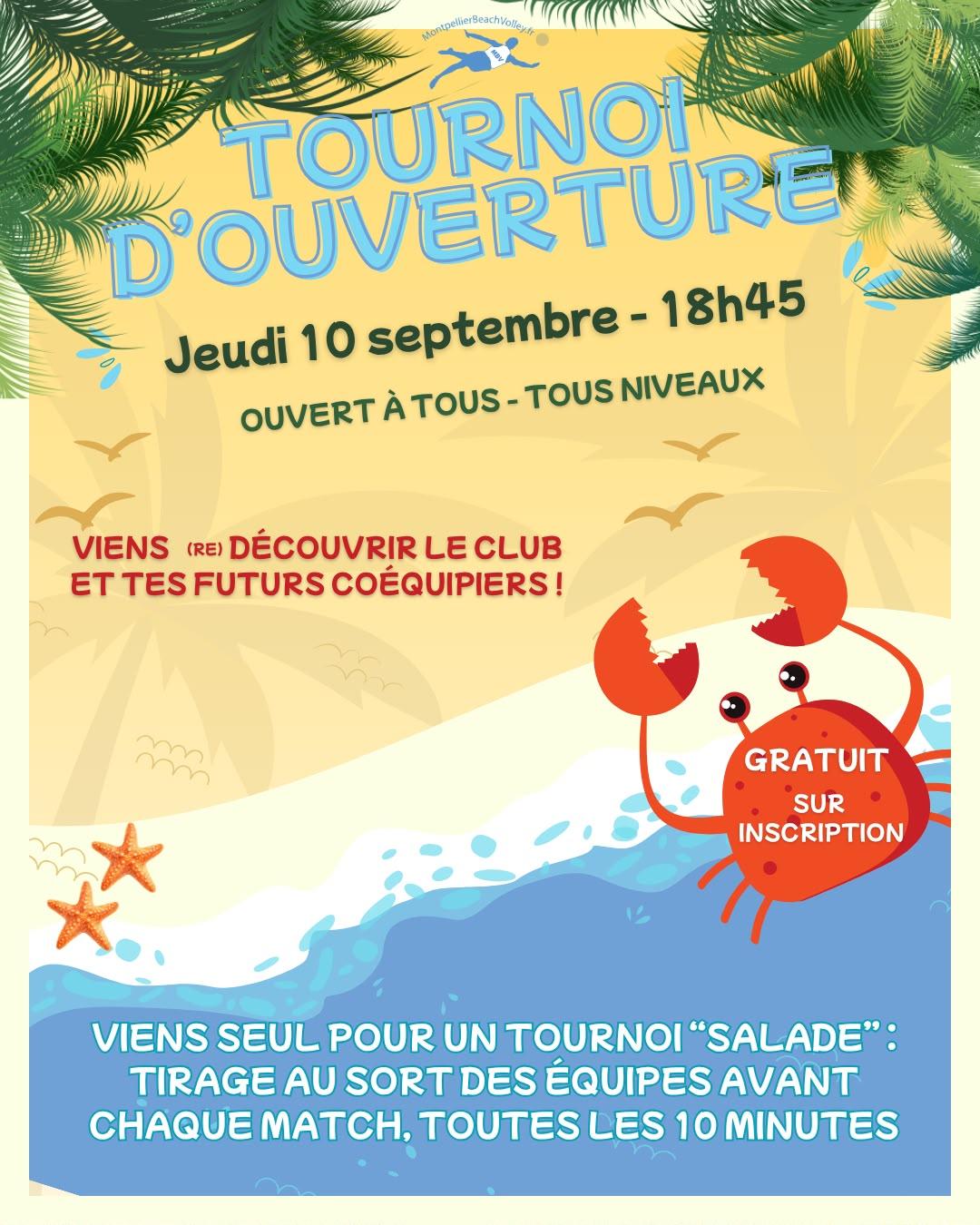 Tournois paillote été